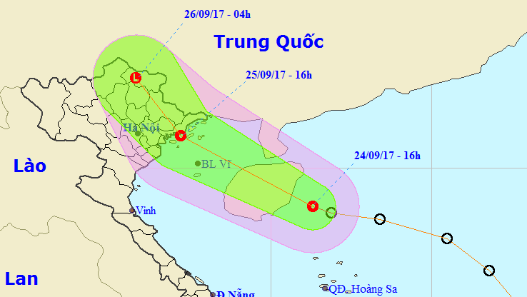 Ngày mai áp thấp nhiệt đới trên biển Quảng Ninh - Hải Phòng - Ảnh 1. Ngày mai áp thấp nhiệt đới trên biển Quảng Ninh - Hải Phòng - Ảnh 1.