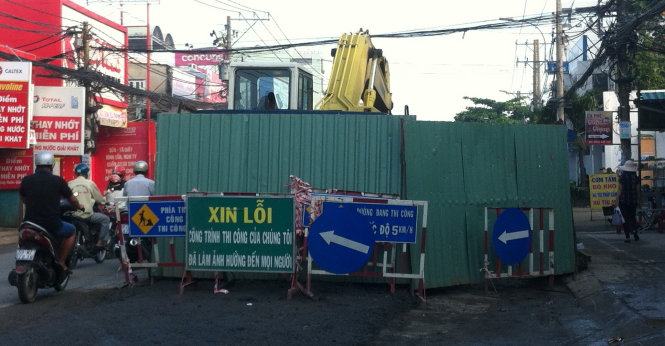 TP.HCM có 124 lô cốt án ngữ 55 tuyến đường - Ảnh 1. TP.HCM có 124 lô cốt án ngữ 55 tuyến đường - Ảnh 1.