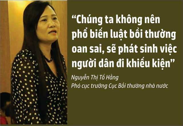 Cục phó nói không phổ biến luật bồi thường oan sai’ là giả - Ảnh 1. Cục phó nói không phổ biến luật bồi thường oan sai’ là giả - Ảnh 1.