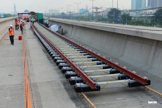 Tuyến metro Bến Thành - Suối Tiên đạt 43% tiến độ - Ảnh 1. Tuyến metro Bến Thành - Suối Tiên đạt 43% tiến độ - Ảnh 1.