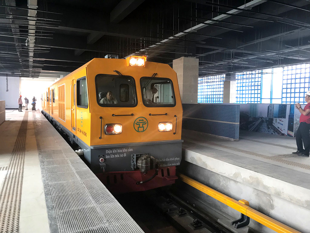 Vỡ tiến độ chạy thử tàu đường sắt Cát Linh - Hà Đông - Ảnh 1. Vỡ tiến độ chạy thử tàu đường sắt Cát Linh - Hà Đông - Ảnh 1.