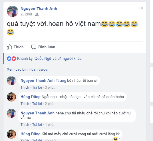 Mạng xã hội ngập tràn lời chúc mừng tuyển U23 Việt Nam - Ảnh 12. Mạng xã hội ngập tràn lời chúc mừng tuyển U23 Việt Nam - Ảnh 12.