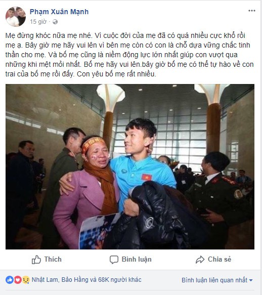 Dân mạng không lãng quên người hùng thầm lặng của U23 VN - Ảnh 2. Dân mạng không lãng quên người hùng thầm lặng của U23 VN - Ảnh 2.