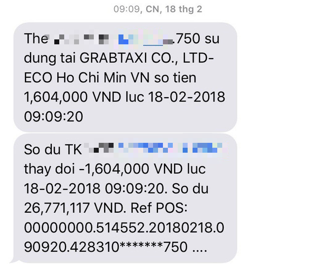 Grab trừ tiền trước là để bảo đảm khách có đủ tiền thanh toán - Ảnh 1. Grab trừ tiền trước là để bảo đảm khách có đủ tiền thanh toán - Ảnh 1.