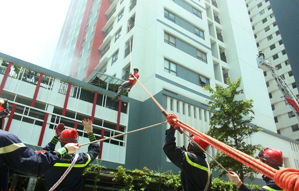 Đảm bảo công tác phòng cháy chữa cháy tại dự án chung cư - Ảnh 1. Đảm bảo công tác phòng cháy chữa cháy tại dự án chung cư - Ảnh 1.