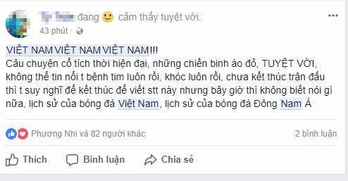 Mạng xã hội ngập tràn lời chúc mừng tuyển U23 Việt Nam - Ảnh 8. Mạng xã hội ngập tràn lời chúc mừng tuyển U23 Việt Nam - Ảnh 8.