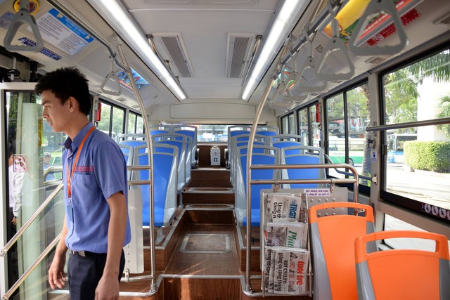 TP.HCM chính thức triển khai 3 tuyến buýt kiểu mẫu - Ảnh 3. TP.HCM chính thức triển khai 3 tuyến buýt kiểu mẫu - Ảnh 3.