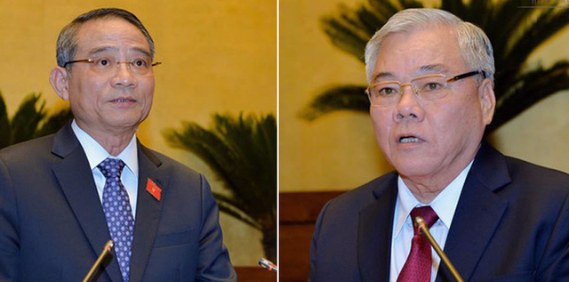 Trình miễn nhiệm ông Trương Quang Nghĩa và ông Phan Văn Sáu - Ảnh 1. Trình miễn nhiệm ông Trương Quang Nghĩa và ông Phan Văn Sáu - Ảnh 1.