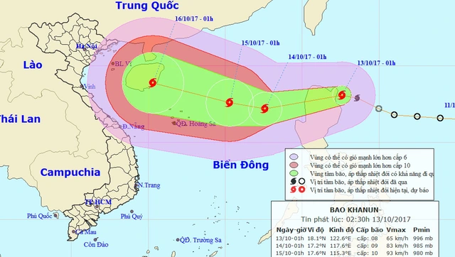 Áp thấp nhiệt đới mạnh thành bão, tiến gần Hoàng Sa - Ảnh 1. Áp thấp nhiệt đới mạnh thành bão, tiến gần Hoàng Sa - Ảnh 1.