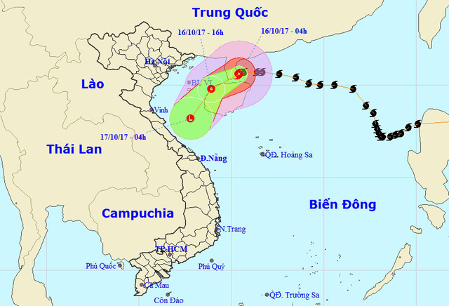 Bão số 11 sắp suy yếu thành áp thấp nhiệt đới - Ảnh 1.