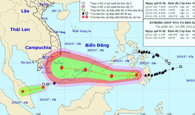 Bão Tembin có thể giật cấp 14 khi vào Biển Đông - Ảnh 1. Bão Tembin có thể giật cấp 14 khi vào Biển Đông - Ảnh 1.