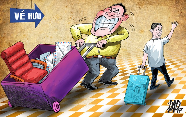 Về hưu đâu cần phải nặng nề - Ảnh 1. Về hưu đâu cần phải nặng nề - Ảnh 1.
