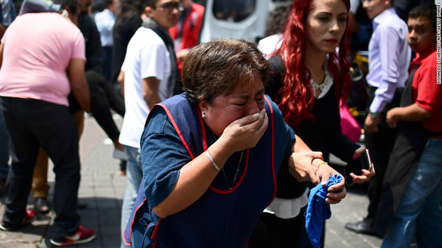 Động đất lớn ở Mexico, hơn 110 người chết - Ảnh 1.
