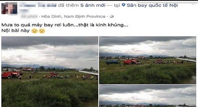 Công an điều tra vụ tung tin máy bay rơi ở Nội Bài - Ảnh 1. Công an điều tra vụ tung tin máy bay rơi ở Nội Bài - Ảnh 1.