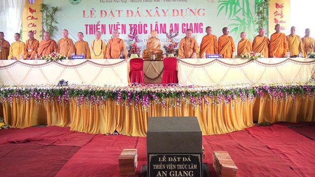 Khởi công xây dựng thiền viện Trúc Lâm An Giang - Ảnh 1. Khởi công xây dựng thiền viện Trúc Lâm An Giang - Ảnh 1.