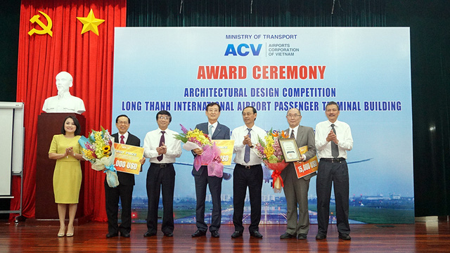 Trao 3 đồng giải nhất thiết kế nhà ga sân bay Long Thành - Ảnh 1. Trao 3 đồng giải nhất thiết kế nhà ga sân bay Long Thành - Ảnh 1.