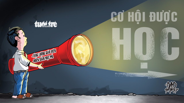 Miễn học phí, lương giáo viên cao nhất... một tín hiệu vui - Ảnh 1. Miễn học phí, lương giáo viên cao nhất... một tín hiệu vui - Ảnh 1.
