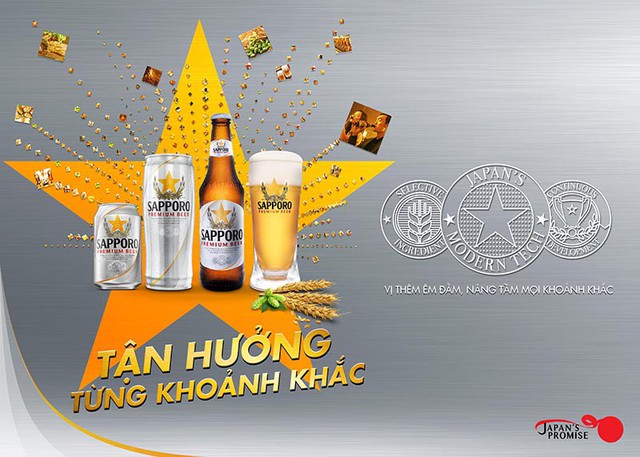 Sapporo Premium Beer – Tận hưởng từng khoảnh khắc - Ảnh 1. Sapporo Premium Beer – Tận hưởng từng khoảnh khắc - Ảnh 1.