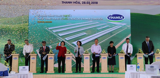 Vinamilk khánh thành trang trại bò sữa công nghệ cao tại Thanh Hóa - Ảnh 1. Vinamilk khánh thành trang trại bò sữa công nghệ cao tại Thanh Hóa - Ảnh 1.