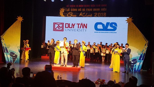 Giải thưởng Sao khuê 2018 vinh danh Ứng dụng 3D trong Y học của ĐH Duy Tân - Ảnh 1. Giải thưởng Sao khuê 2018 vinh danh Ứng dụng 3D trong Y học của ĐH Duy Tân - Ảnh 1.