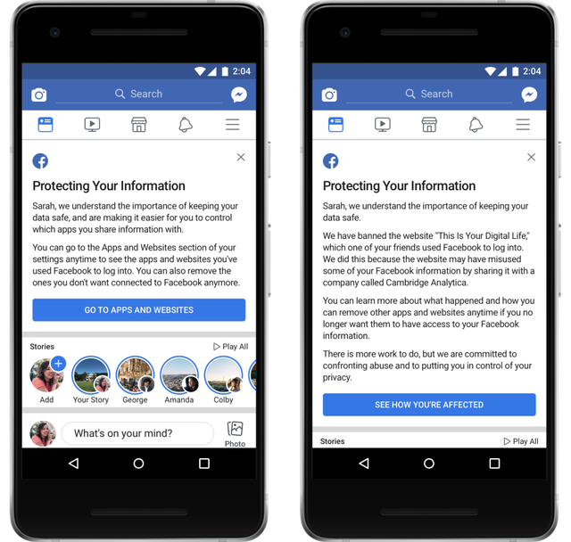 Facebook thông báo đến những tài khoản bị lộ thông tin cho Analytica - Ảnh 1. Facebook thông báo đến những tài khoản bị lộ thông tin cho Analytica - Ảnh 1.