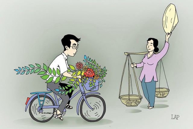 Chiếc xe đạp và đôi bông tai của mẹ - Ảnh 1. Chiếc xe đạp và đôi bông tai của mẹ - Ảnh 1.