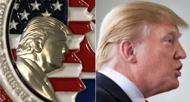 Ông Trump bị tố ‘trẻ quá đáng’ trên tiền xu kỷ niệm - Ảnh 3. Ông Trump bị tố ‘trẻ quá đáng’ trên tiền xu kỷ niệm - Ảnh 3.