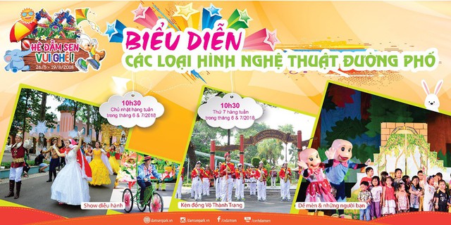 Nhiều ưu đãi vui chơi giải trí tại Đầm Sen trong dịp hè - Ảnh 4. Nhiều ưu đãi vui chơi giải trí tại Đầm Sen trong dịp hè - Ảnh 4.