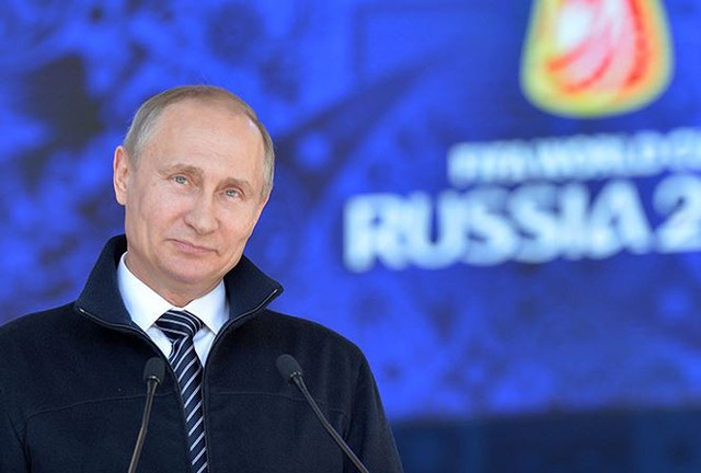 Tổng thống Vladimir Putin chúc mừng tuyển Nga vào tứ kết - Ảnh 1. Tổng thống Vladimir Putin chúc mừng tuyển Nga vào tứ kết - Ảnh 1.