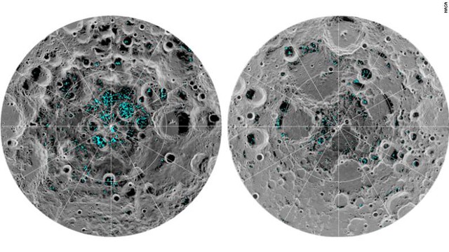 NASA xác nhận có nước đóng băng trên bề mặt Mặt Trăng - Ảnh 1. NASA xác nhận có nước đóng băng trên bề mặt Mặt Trăng - Ảnh 1.