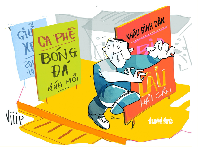 Giải cứu vỉa hè gãy gánh đẩy người đi bộ bị phạt - Ảnh 1. Giải cứu vỉa hè gãy gánh đẩy người đi bộ bị phạt - Ảnh 1.