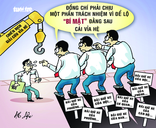 Chuyện cái vỉa hè, tưởng vậy mà không phải vậy - Ảnh 1. Chuyện cái vỉa hè, tưởng vậy mà không phải vậy - Ảnh 1.