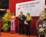 Nhà thơ Mai Văn Phấn nhận giải thưởng Cikada Thụy Điển 2017