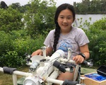Nữ sinh lớp 6 phát minh robot ‘săn’ rác nhựa trên biển