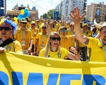 Cổ vũ kiểu Thụy Điển tại World Cup 2018