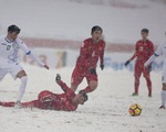 Những clip U23 Việt Nam trên sân tuyết khiến người xem rơi nước mắt