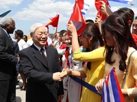 Tổng bí thư Nguyễn Phú Trọng thăm cấp nhà nước tới Cuba