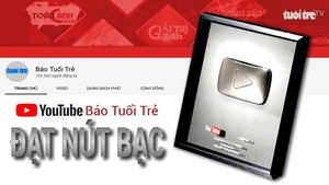 Kênh Youtube Báo Tuổi Trẻ đã đạt nút bạc
