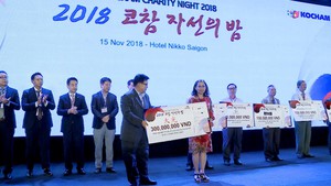 KOCHAM trao hơn 5 tỷ đồng cho các cơ sở từ thiện Việt Nam
