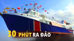Ra đảo Lý Sơn chỉ còn 30 phút
