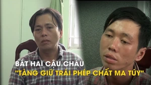 Bắt hai cậu cháu thu giữ khoảng 150 gram ma túy đá
