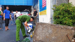 Bắt quả tang công ty giặt công nghiệp xả nước thải trực tiếp ra môi trường