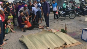 Đi mua đồ ăn sáng cho em, học sinh lớp 6 bị xe ben cán tử vong