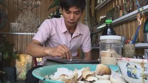 Niềm đam mê bất tận cùng vỏ trứng của chàng trai xứ Huế