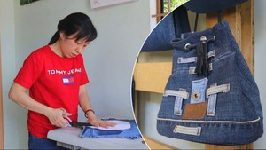Góc nhìn trưa nay | Hô biến quần jean cũ thành túi xách handmade độc đáo