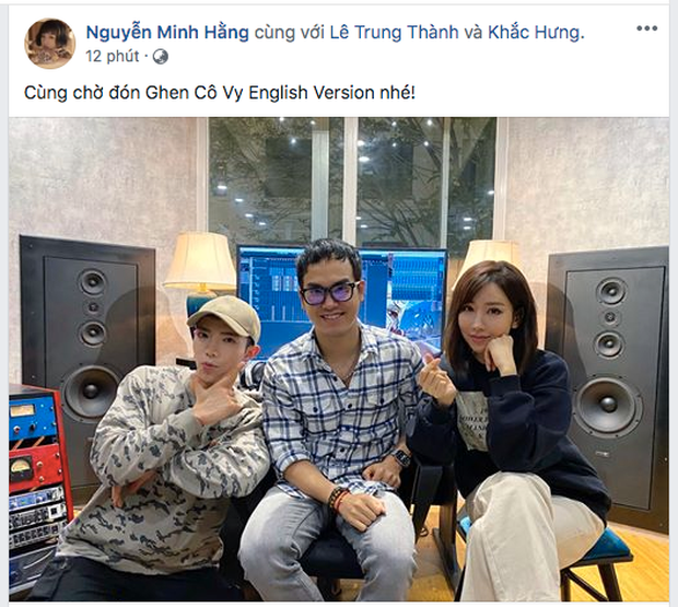 Khắc Hưng - Min - Erik xác nhận "Ghen Cô Vy" sẽ có phiên bản tiếng Anh dự báo gây "bão mạnh"