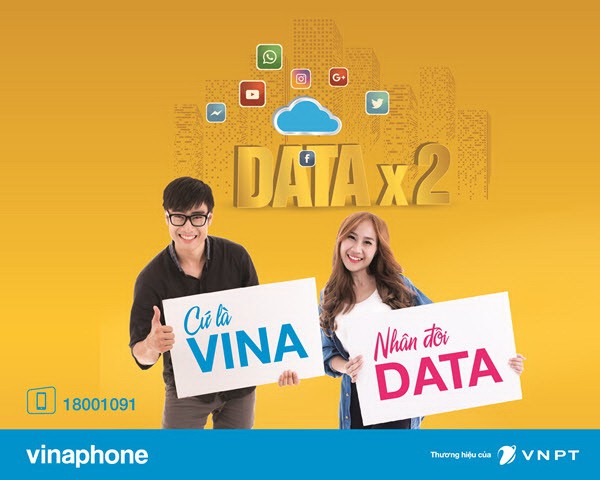 VinaPhone tăng gấp 2 dung lượng tất cả gói Data 3G/4G - Ảnh 1.