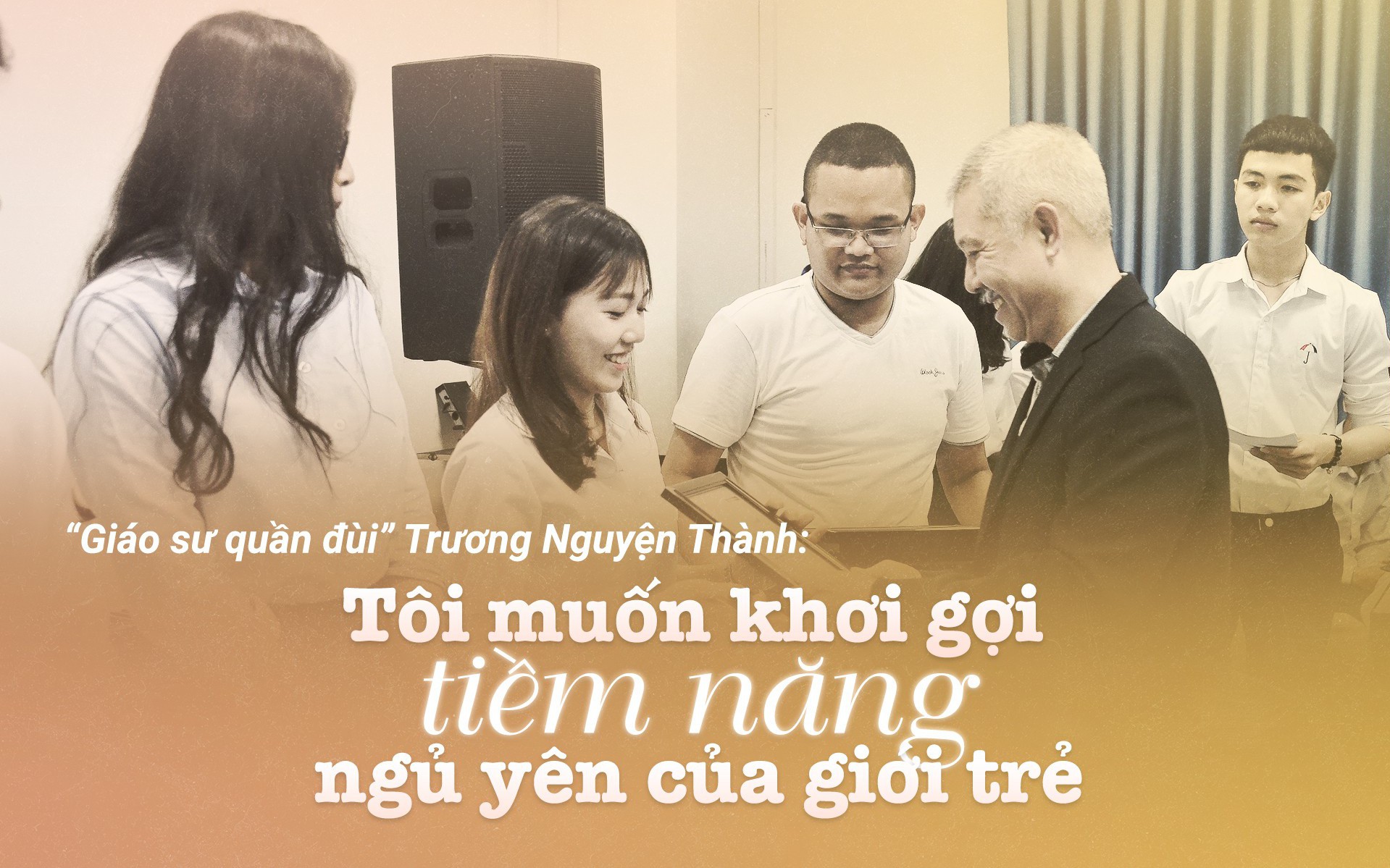 'Giáo sư quần đùi' Trương Nguyện Thành trở lại Trường đại học Hoa Sen - Ảnh 2.