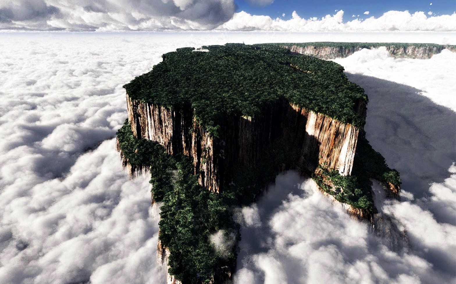 'Hòn đảo trên trời' kỳ ảo ở Venezuela