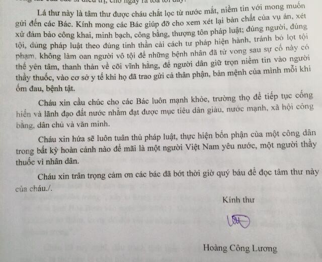 Truy tố bác sĩ Hoàng Công Lương để lấp chỗ trống? - Ảnh 2. Truy tố bác sĩ Hoàng Công Lương để lấp chỗ trống? - Ảnh 2.